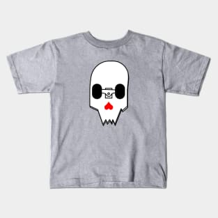 Broken Skateboard Skull Kids T-Shirt